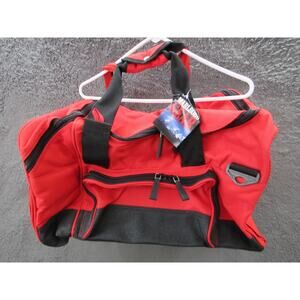 NWT Vintage 90s Heavy Duty MARLBORO GEAR Canvas Duffel Duffle Bag 20"x12"x12"